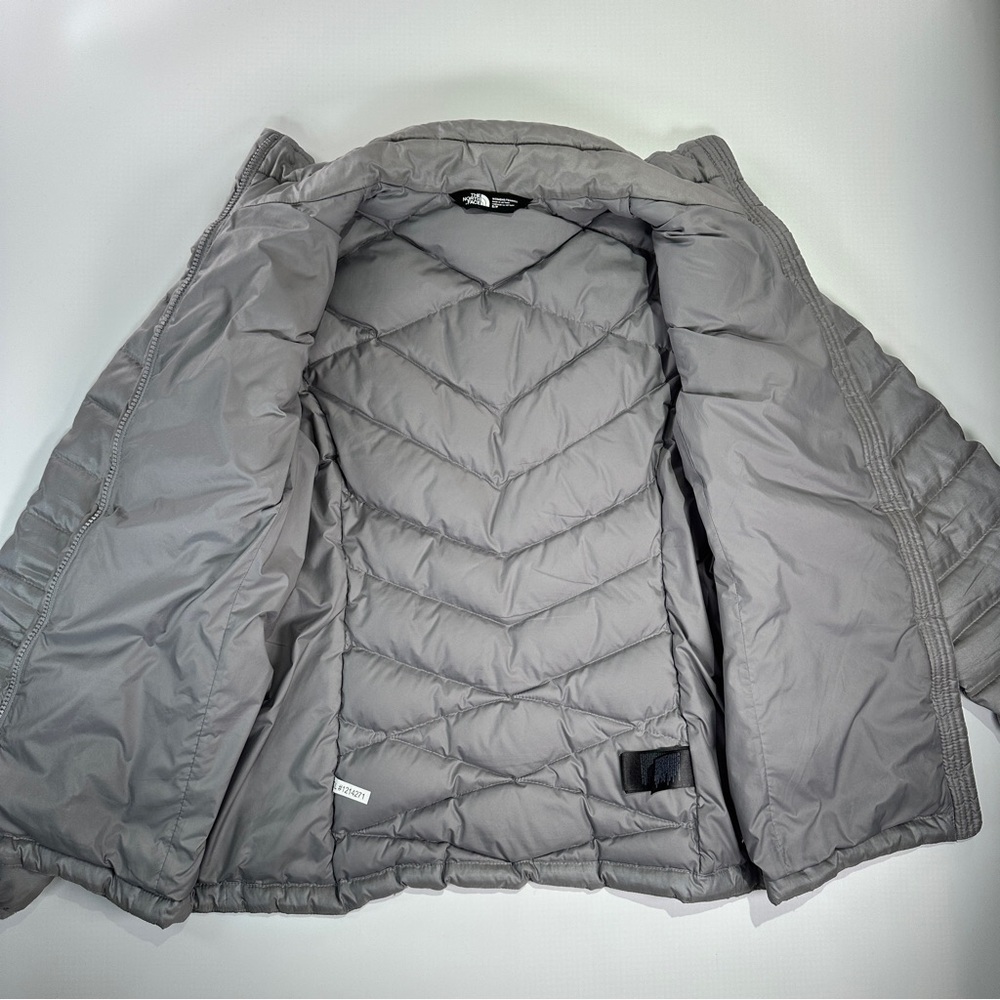 The North Face Puffer Jacket 550 Fill Chevron Down Grey S - Picture 7 of 13